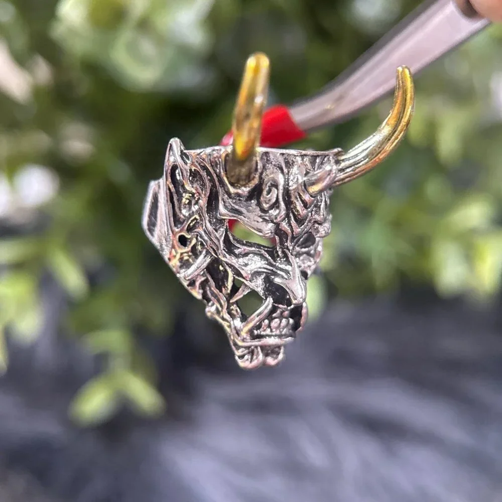 Yellow Horn Demon Ring‎